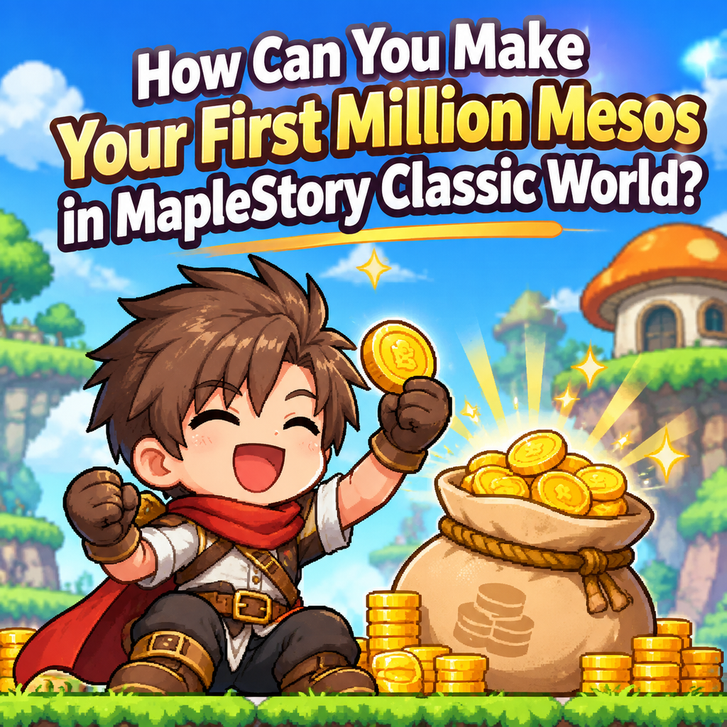 How Can You Make Your First Million Mesos in MapleStory Classic World?